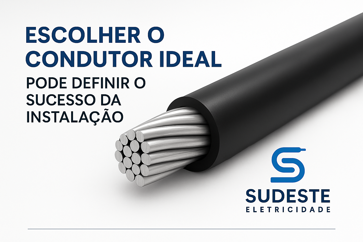 Cabo de alumínio duplex com neutro nu